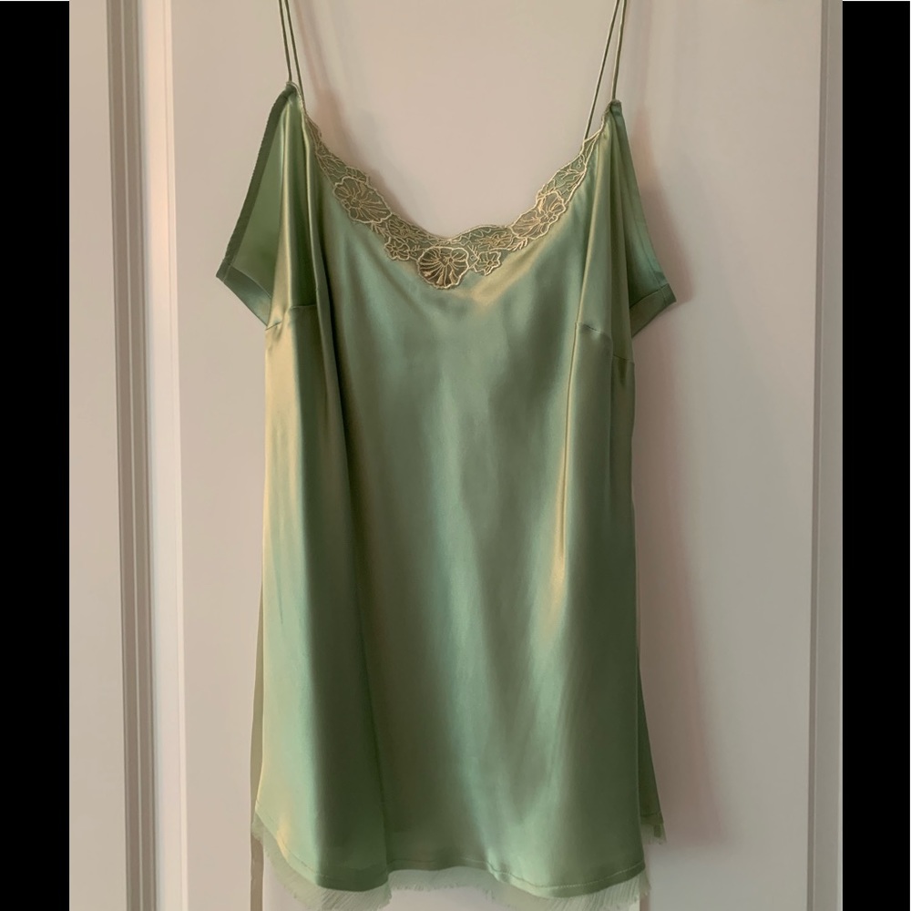 NWT Gianni Bini Silk Spaghetti Strap Camisole